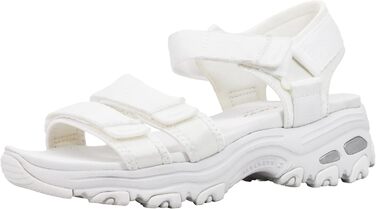 Сандли Skechers D'lites-Fresh Catch на підборах (37 EU, білий, Opulenter Garten)