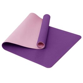 Килимок для йоги Narwhal TPE, 190x80 см, антиковзаючий, фіолетовий/рожевий