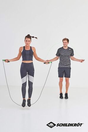 Стрибкове канат Schildkröt з лічильником, чорно-антрацитовий, в коробці чорного/зеленого кольору, 960023