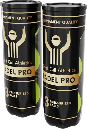 М'ячі для падел-тенісу Great Call Athletics Pro Tournament, 3 шт. - професійна якість, для турнірів