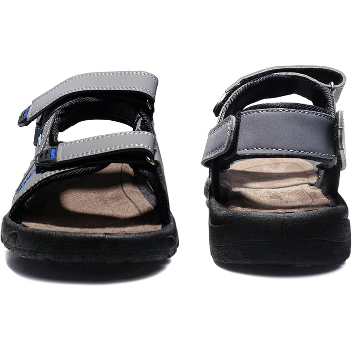 Чоловічі сандалі JOMIX для активного відпочинку та туризму: липучка, сірі, 44 EU