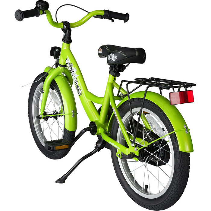 Дитяче велосипед BIKESTAR 16 дюймів для дівчаток та хлопчиків 4-5 років | Класичний дизайн | Без ризику тестування