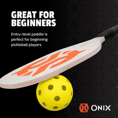 Набір для піклболу ONIX Recruit Starter: 2 ракетки й 2 м’ячі, білий