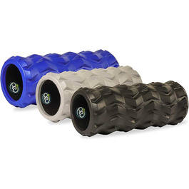 Фітнес ролик EVA Fitness Mad 32x13,5 см чорний, для масажу та йоги