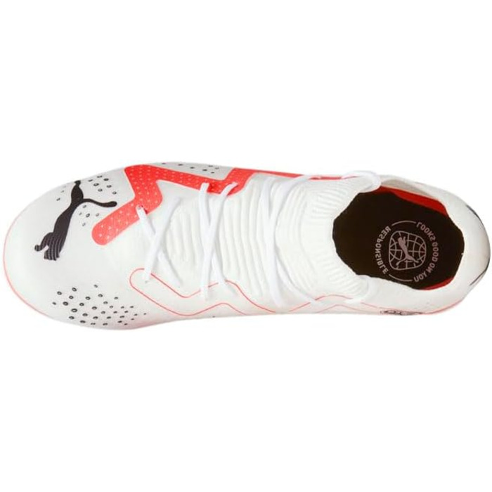 Дитячі футбольні бутси PUMA Future Match FG/AG Jr – біло-чорний, 28 EU