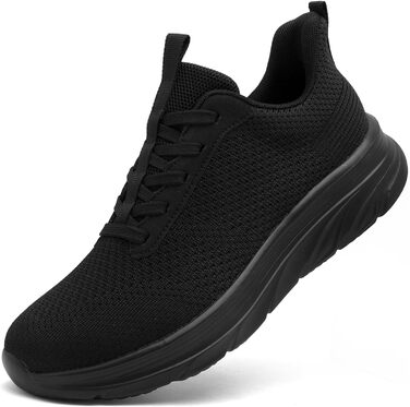 Чоловічі Slip-On кросівки DimaiGlobal без шнурівків: легкі, дихаючі, для занять спортом та відпочинку, розмір 40 EU, чорний колір