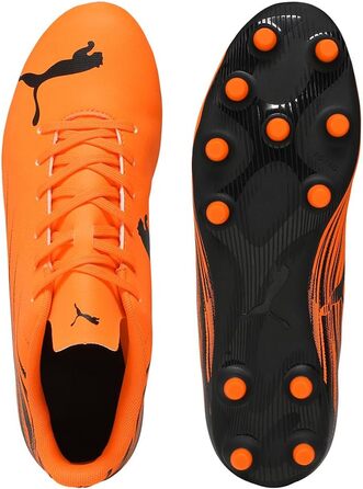 Футбольні бутси PUMA Attacanto II FG/AG для чоловіків, розмір 44 EU, колір Heat Fire (чорний)