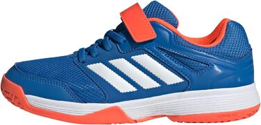 Дитячі кросівки Adidas Speedcourt Indoor для залу - унісекс (31 EU, Bright Royal Cloud White Team Solar Orange)