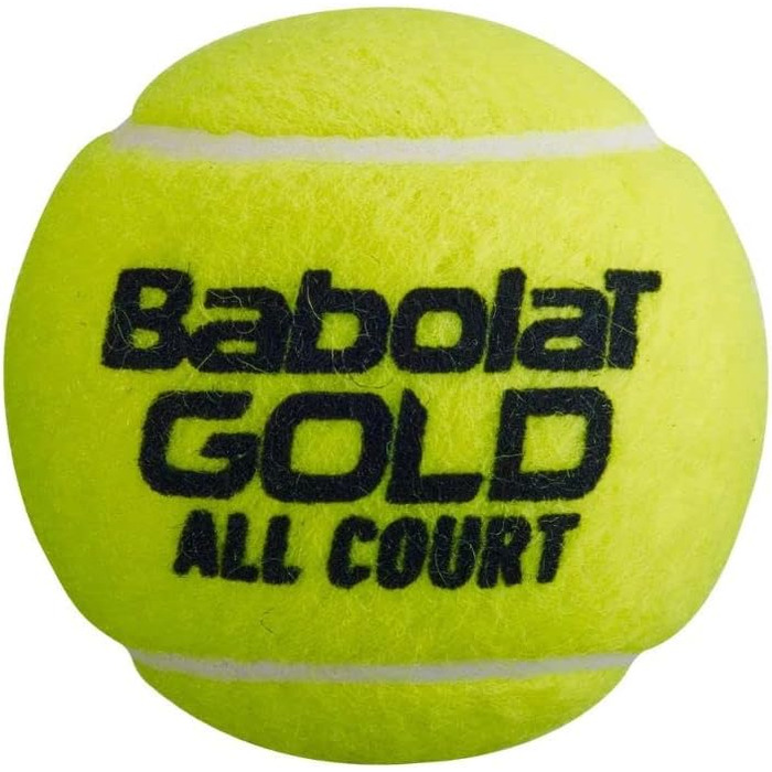 Тенісні м'ячі Babolat Gold All Court, 72 шт. (24×3), для дорослих гравців і тренерів, універсальні, високоякісні, у тубах