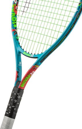 Дитяча тенісна ракетка Head Novak 23, синя, для дітей 6-8 років, розмір ручки 05