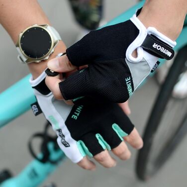 Рукавички Meteor Radhandschuhe MTB для гірського велосипеда, чоловічі/жіночі, для дітей, зелені/сині