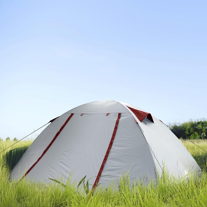 Намет Forceatt для кемпінгу 2-4 особи, 3-4 сезон, водонепроникний, ультралегкий, куполоподібний, для трекінгу, фестивалів, білого та червоного кольору