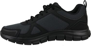 Чоловічі кросівки Skechers Track Bucolo, чорна шкіра та сітчаста вставка, 47.5 EU