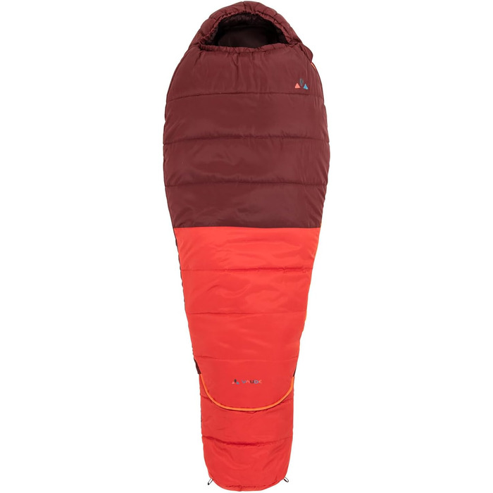 Спальний мішок VAUDE Alpli Adjust 400 II SYN (лівий, темно-вишневий) - синтетичний, для альпінізму