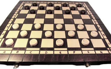 Дерев'яний ігровий набір 3-в-1 ChessEbook: шахи, шашки, нарди, 52х52 см, складаний, ручна робота