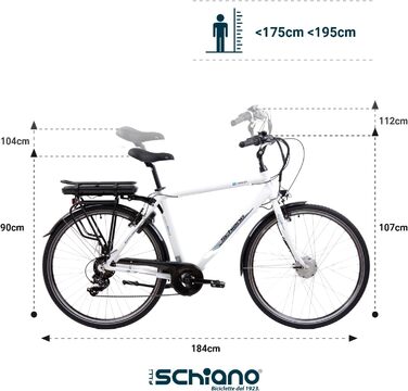 Електровелосипед F.lli Schiano E-Moon 28