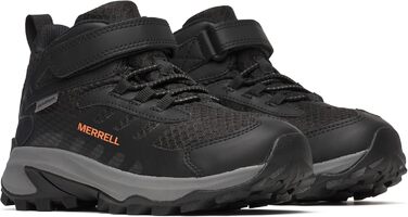 Черевики Merrell Moab Speed 2 Mid - Водонепроникні, для дітей, чорно-помаранчеві