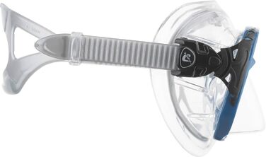 Доросла маска для дайвінгу Cressi Big Eyes Evolution Crystal, прозора/синя/чорна