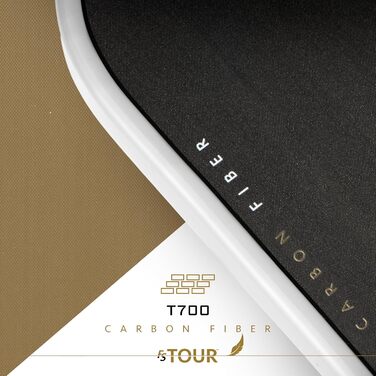 Franklin Sports Pro Pickleball Paddel FS Tour Featherweight – Легка ракетка для піклболу з карбоновим покриттям, схвалена USA Pickleball