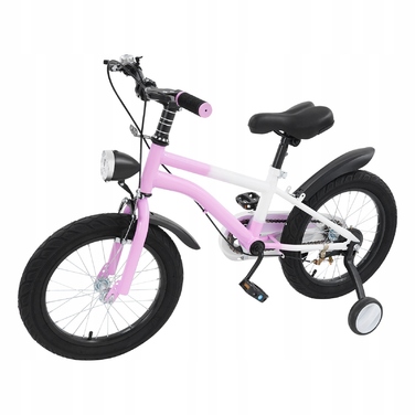 Дитячий велосипед 16 дюймів з підсвіткою та допоміжними колесами