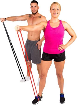 Фітнес-еластичні стрічки опору: окремо або в комплекті з сумкою, дверним анкером (у наборах) та електронною книгою з тренувань – ідеальні для калістеніки та домашнього фітнесу (H - Mid Package (Чорний Синій Фіолетовий))