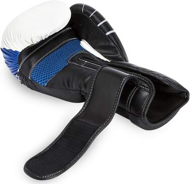 Боксерські рукавички Starpro 12oz для сильних ударів, чоловічі та жіночі, біло-чорні, для тренувань та спорту